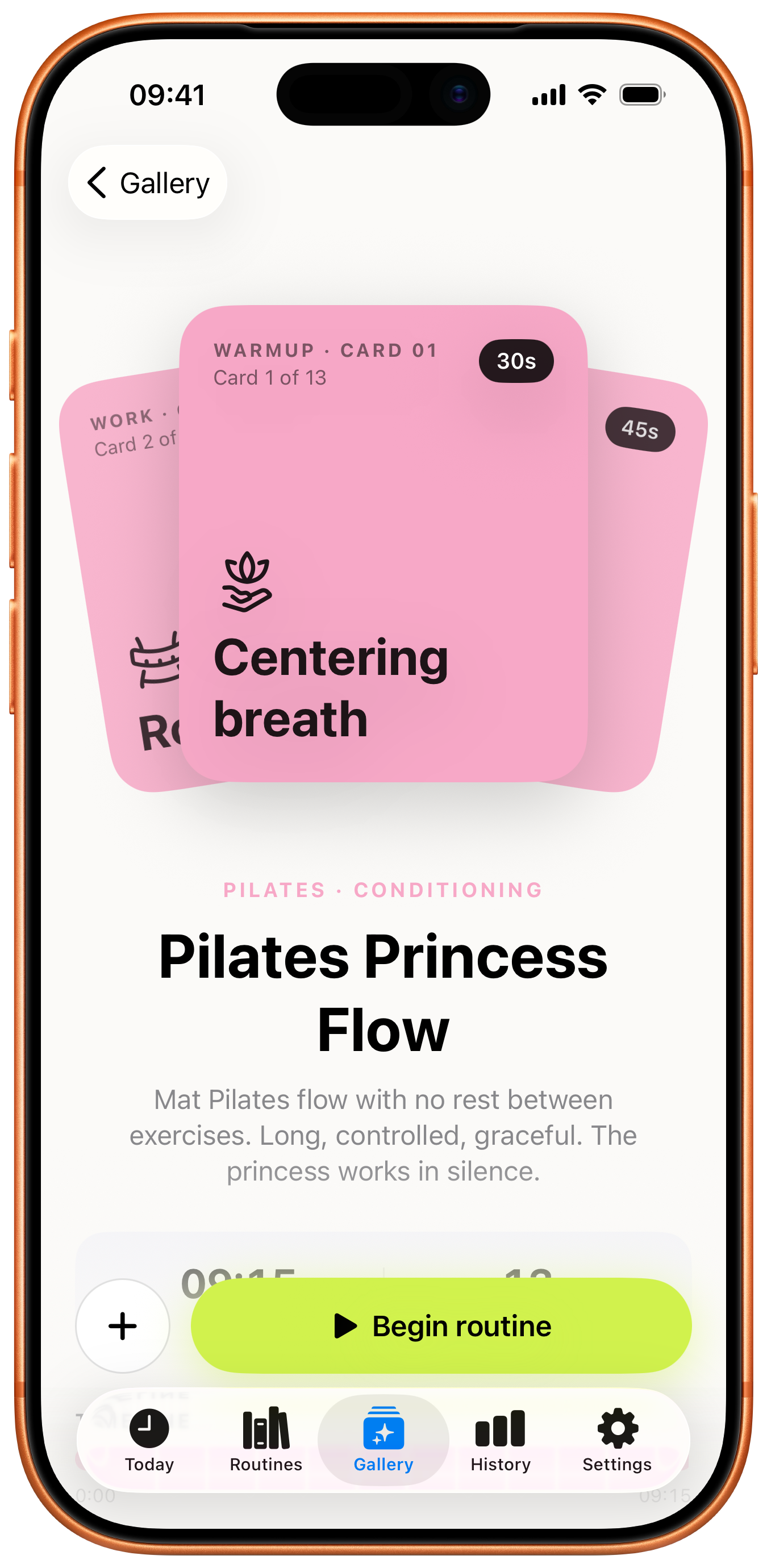 Routine detail